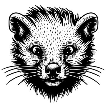 recommend clip art: Wolverine Raccoon Bear Tasmanian Devil Marten Otter Beaver Ermine Sable Column