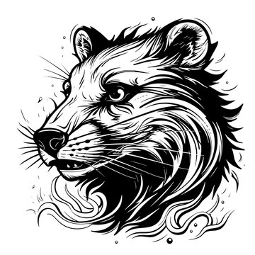 recommend clip art: Wolverine Raccoon Bear Tasmanian Devil Marten Otter Beaver Ermine Sable Column