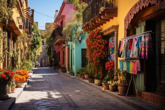 Olvera Street in Los Angeles California travel destination picture