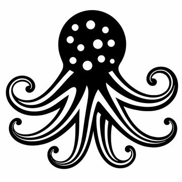Octopus Sea Ocean tattoo Animal Cartoon Logo