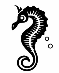 Seahorse Ocean Sea depth underwater