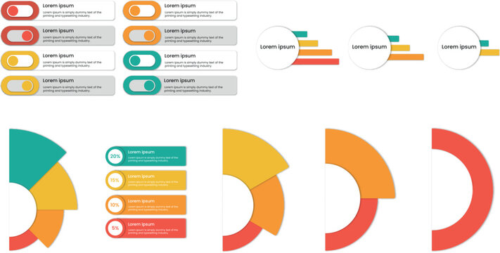 set of infographic elements