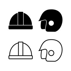 Helmet icon vector. safety helmet icon