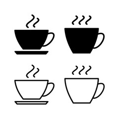Cup coffee icon vector. coffee cup icon. mug