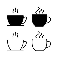 Cup coffee icon vector. coffee cup icon. mug