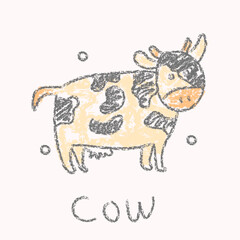 illustration of a cow