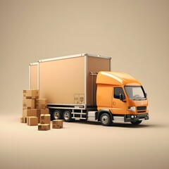 E-commerce Evolution: Seamless Delivery via Mobile App and Heavy Goods Truck