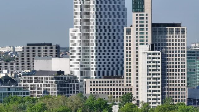 Berlin Aerial Drone Skyline Tiergarten Zoo