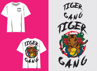 japanese tiger design streetwear for streetwear needs