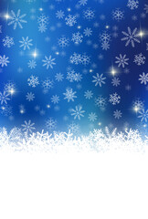 雪　クリスマス　冬　空　背景