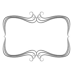 cute doodle frame shape design