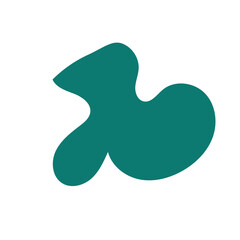 Blue Blob Cloud Abstract Shapes Vectors 