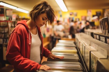 Exploring Glendale: Realistic Record Shopping Through Photography - vinyl disc