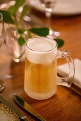 beer on the table 
