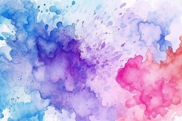 colorful watercolor isolated white background. generative aii