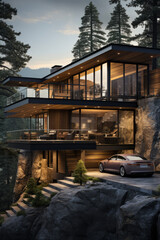 Obraz premium cabin in the woods