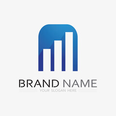 Business finance and Marketing logo Vector illustration  design