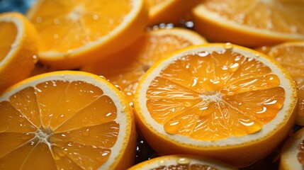 Citrus Explosion: A Vibrant Orange Delight, generative ai