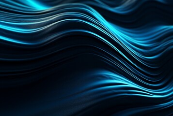 Fototapeta premium abstract blue and black background. generative ai