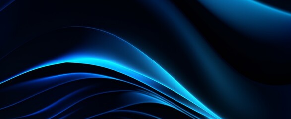 Fototapeta premium abstract blue and black background. generative ai