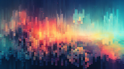 Obraz premium Digital Reverie: Convergence of Dreams and Code
