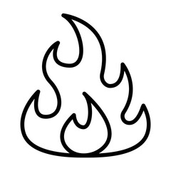 Obraz na płótnie Canvas Fire icon