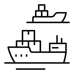 Obraz premium Shipping icon