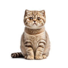 Obraz premium Scottish Fold Cat , Isolated On Transparent, PNG, HD