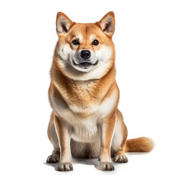 Shiba Inu dog  , Isolated On Transparent, PNG, HD