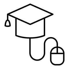 Online learning icon