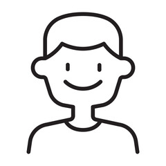 Happy man icon