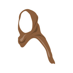 Hijab Logo, Islamic Women Fashion Simple Design, Muslim Clothing Vector, Icon, Symbol, Illustration