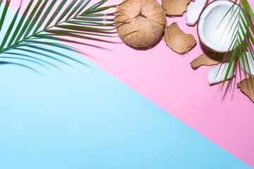 Summer vacation beach minimal background
