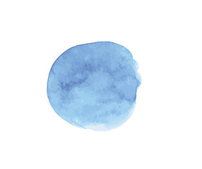 blue watercolour brush stroke