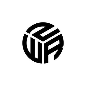 ZWR letter logo design on white background. ZWR creative initials letter logo concept. ZWR letter design.	
