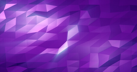 Fototapeta premium Abstract purple silver low poly triangular mesh background