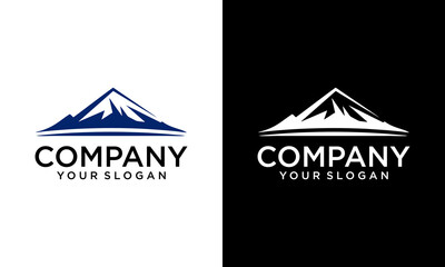 Mountain icon Logo Template Vector illustration design