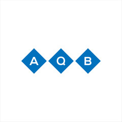 AQB letter logo design on white background. AQB creative initials letter logo concept. AQB letter design.

