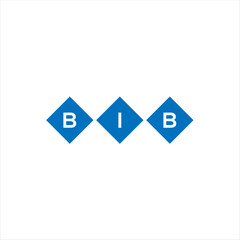 BIB letter logo design on white background. BIB creative initials letter logo concept. BIB letter design.
