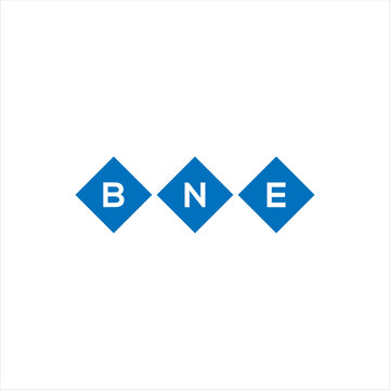 BNE letter technology logo design on white background. BNE creative initials letter IT logo concept. BNE setting shape design
