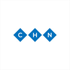 CHN letter technology logo design on white background. CHN creative initials letter IT logo concept. CHN setting shape design
