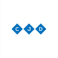 CJD letter technology logo design on white background. CJD creative initials letter IT logo concept. CJD setting shape design
