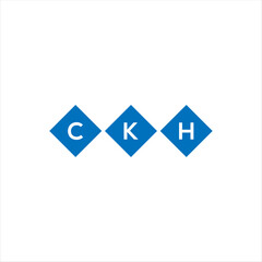 CKH letter technology logo design on white background. CKH creative initials letter IT logo concept. CKH setting shape design
