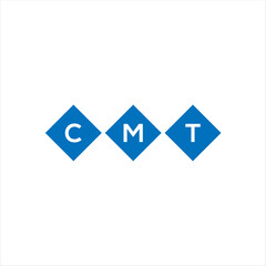 CMT letter technology logo design on white background. CMT creative initials letter IT logo concept. CMT setting shape design
