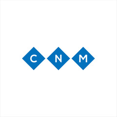 CNM letter technology logo design on white background. CNM creative initials letter IT logo concept. CNM setting shape design
