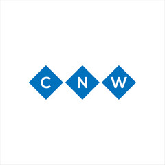 CNW letter technology logo design on white background. CNW creative initials letter IT logo concept. CNW setting shape design
