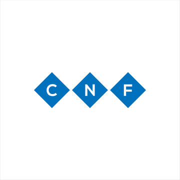 CNF letter technology logo design on white background. CNF creative initials letter IT logo concept. CNF setting shape design
