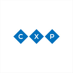 CXP letter technology logo design on white background. CXP creative initials letter IT logo concept. CXP setting shape design
