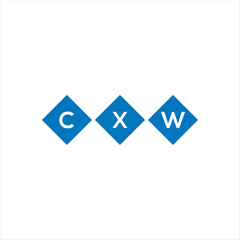 CXW letter technology logo design on white background. CXW creative initials letter IT logo concept. CXW setting shape design
