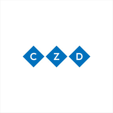 CZD letter technology logo design on white background. CZD creative initials letter IT logo concept. CZD setting shape design
